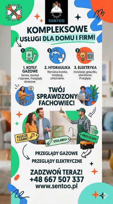 Obsługa Techniczna Nieruchomości - Przeglądy, Serwis, Naprawy
