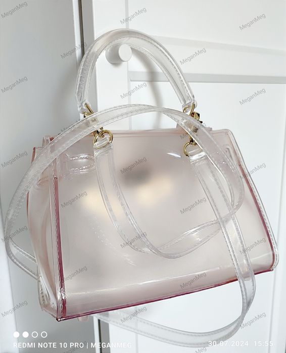Missguided torebka damska Carli Bybel transparent bag HIT
