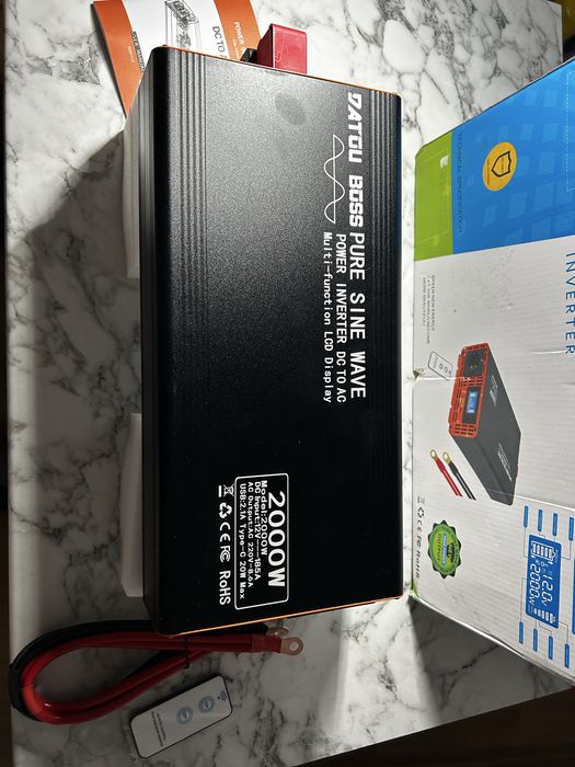 DATOUBOSS Инвертор с чистой синусоидой 2000 Вт DC 12 В 220В