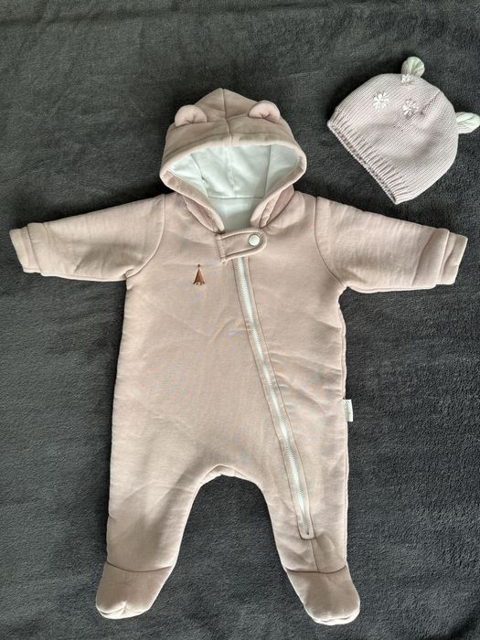 Демі комбінезон Mag baby 68 розмір демісезон magbaby з начосом рожевий