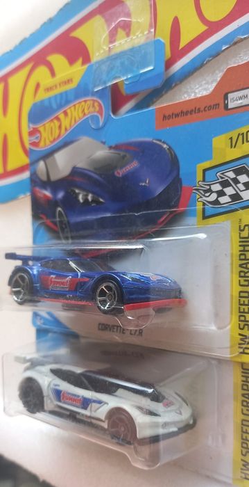 Conjunto 2 corvette c7.R hot wheels