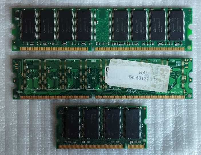 Memórias ram 256m/512m antigas64585940088195121