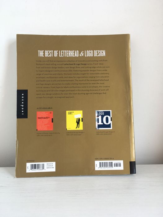 Livro "The Best of Letterhead & Logo Design"