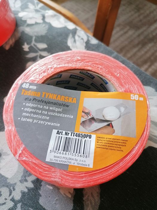 Taśma tynkarska 48mm*50 m