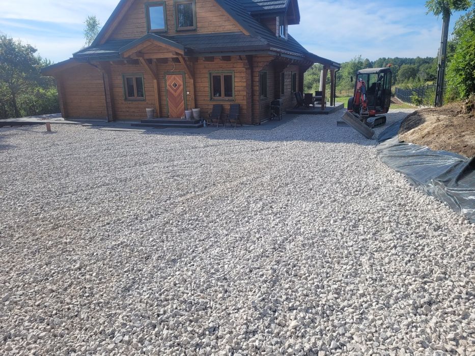 USŁUGI MINIKOPARKA 2 i 3 Tony koparkoładowarkąWywrotką Wiertnicą Przys