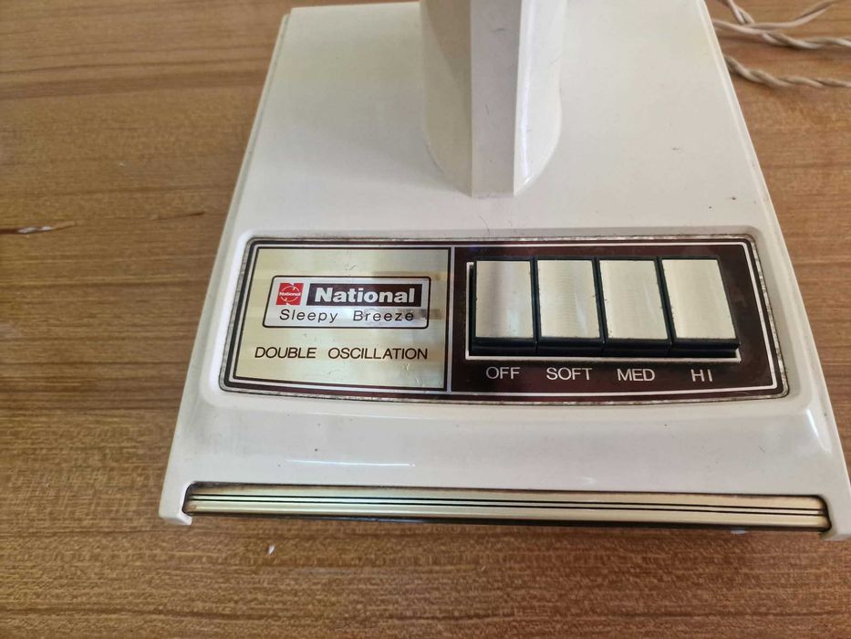 Ventoinha vintage National Sleepy Breeze – Made in Japan, anos 70/80, a funcionar
