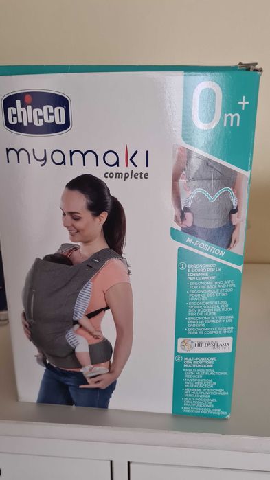 Marsupio myamaki chicco evolutivo multiposiçoes com redutor