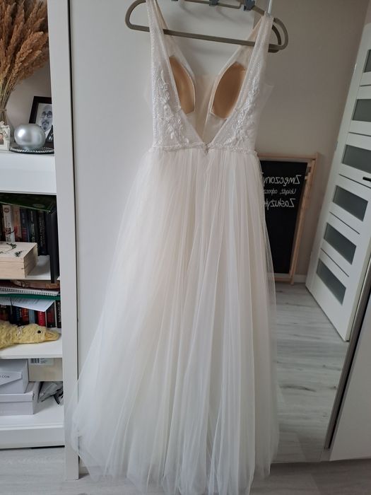 Suknia ślubna na wzrost 160-165 cm s/m