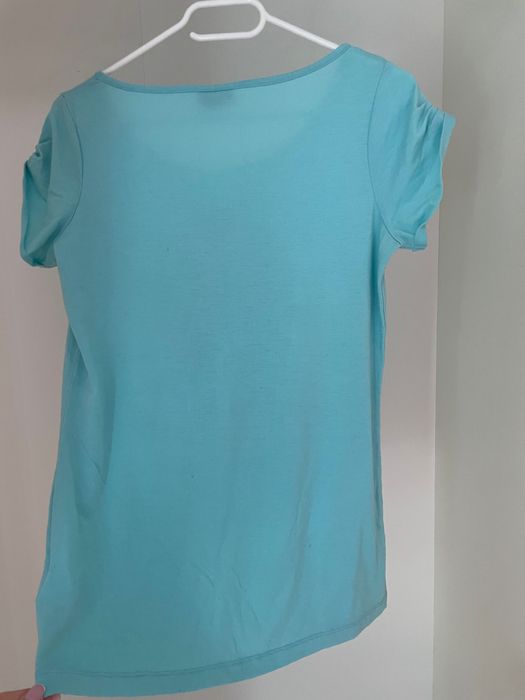 Niebieska koszulka z nadrukiem loda