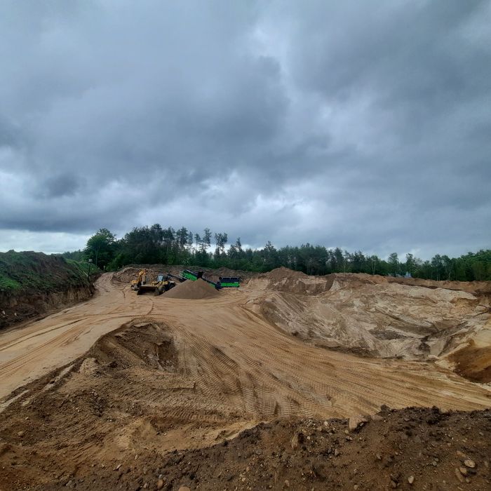 Żwirownia Lębork , Piasek , Kamień, ziemia