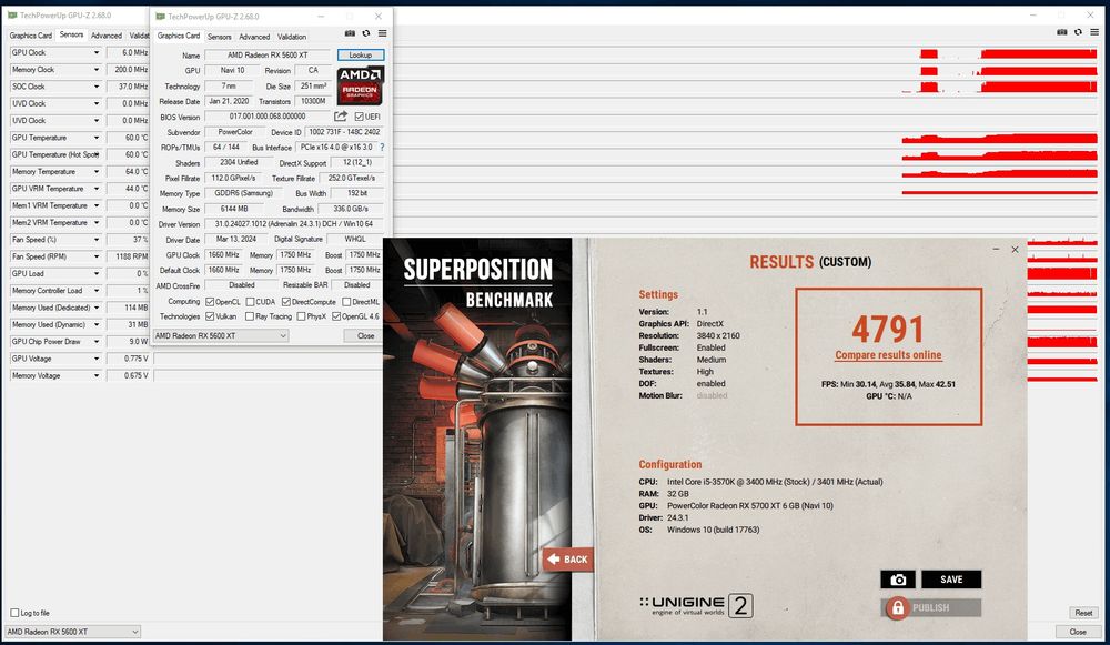 Radeon 5600xt  6gb samsung