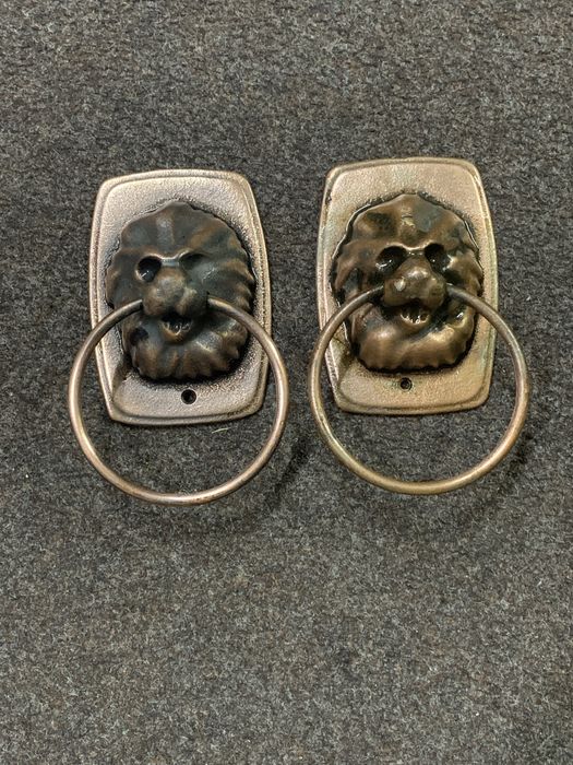 Ручки дверные металл советские Лев