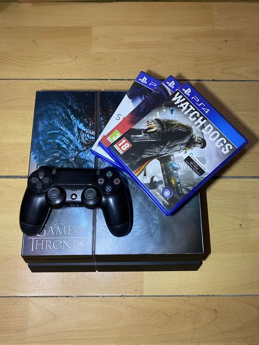 Ps4 1tb customowa zestaw z grami i padem