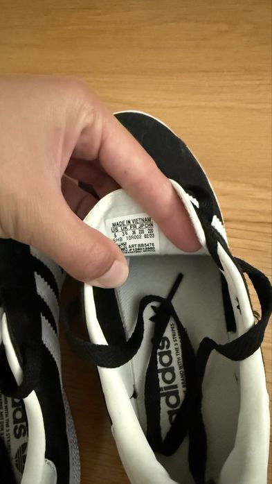 Ténis Gazelle Pretos