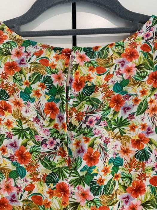 Blusa manga comprida floral Tam.36 da H&M