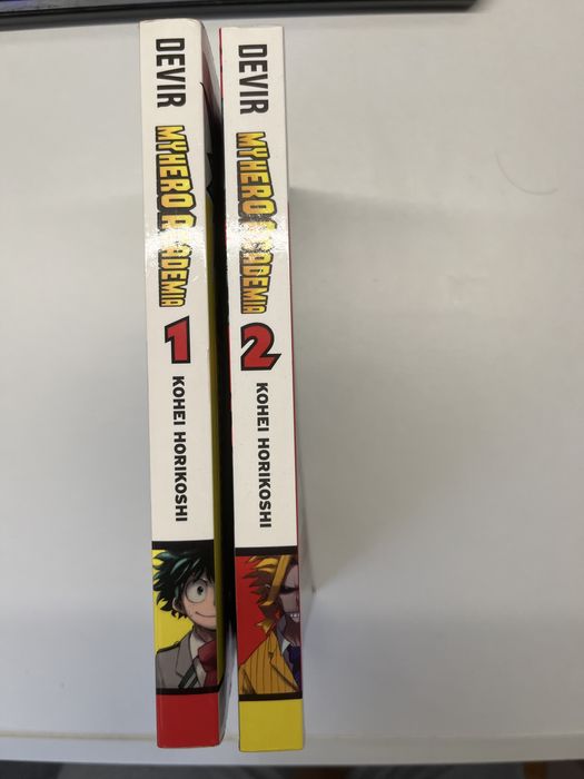 Mangá My hero academia 1,2