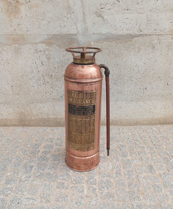 Antigo extintor americano The Buffalo Chemical Fire Extinguisher Co.