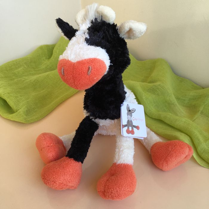 Веселая пушистая коровка от TRUDI Clip Collors качество!