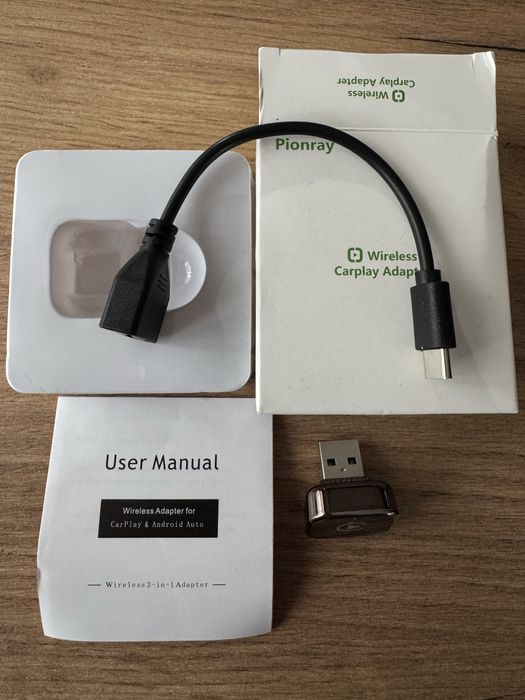 CarPlay 2w1 do samochodów Audio adapter IOS & Android.