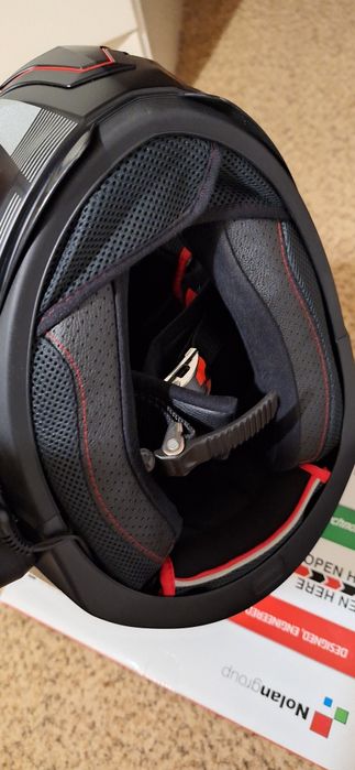 Capacete Nolan N87  (tamanho S) c/ intercomunicador Bluetooth