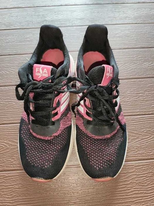 Czarno różowe buty sportowe adidasy damskie/dziewczęce rozmiar 36