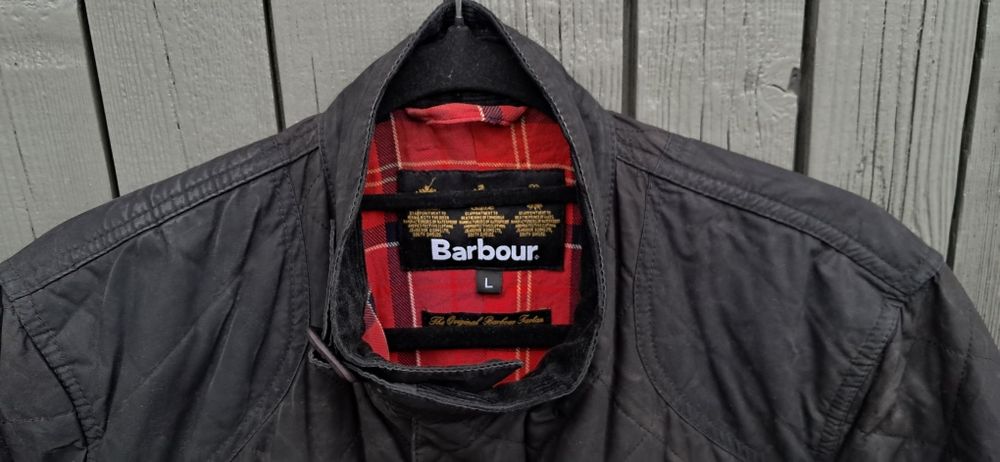Barbour pikowana kurtka męska L motor bomber jacket