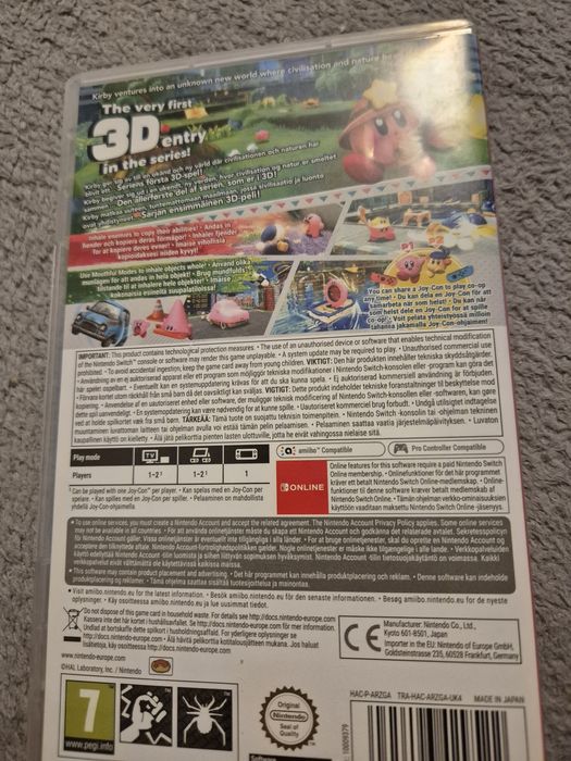 Kirby and the forgotten land nintendo switch