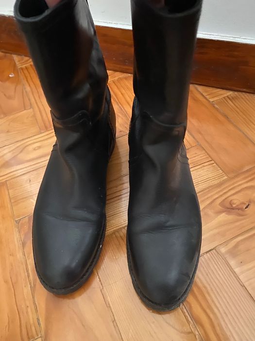 Botas em pele Massimo Dutti 37