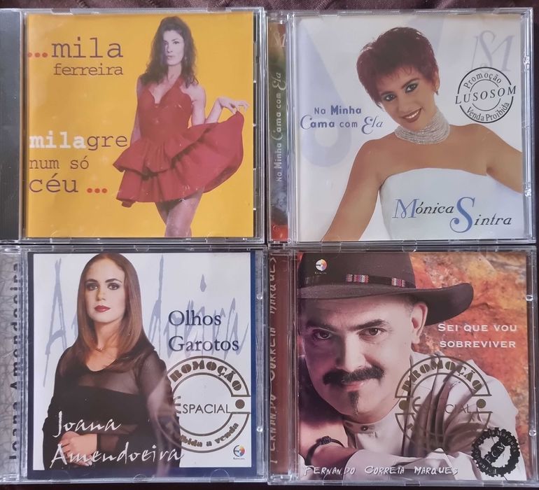 34 CD'S Originais Novos + 20 Singles de Oferta