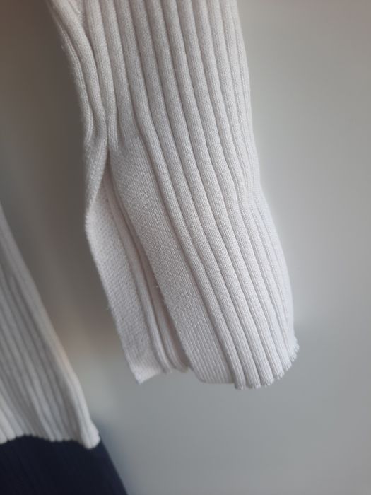 Vestido midi em malha canelada Tam.S da H&M