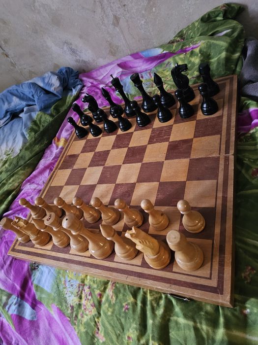 Шахматы деревянные 45х45