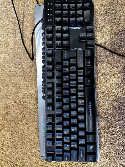 Клавіатура дротова GamePro Nitro+ Black USB (GK576)