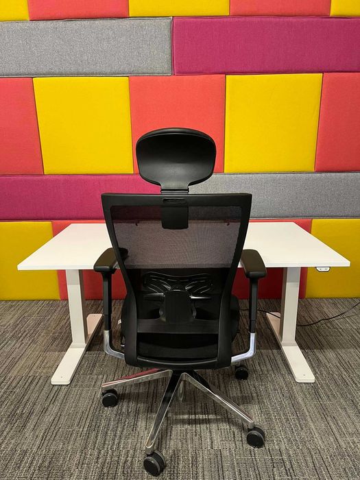 Biurko elektryczne regulowane 140x80 Kinnarps Series P białe okazja!