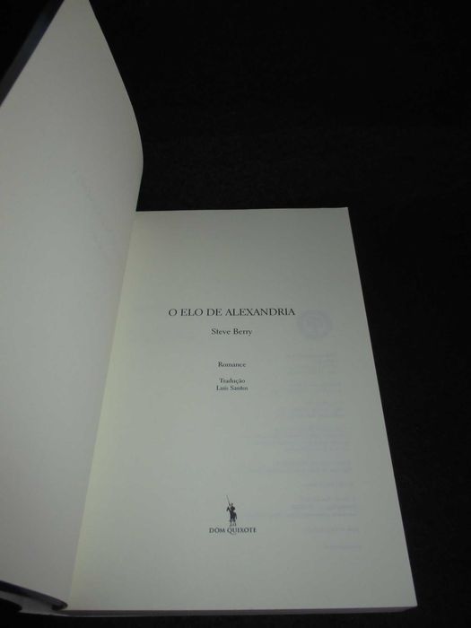 Livro O Elo de Alexandria Steve Berry