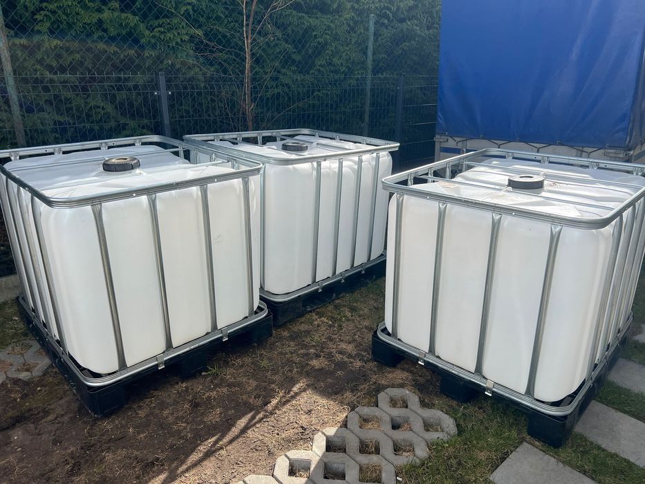Zbiorniki 1000, 800, 700l. Beczki 220 l, Mauzer