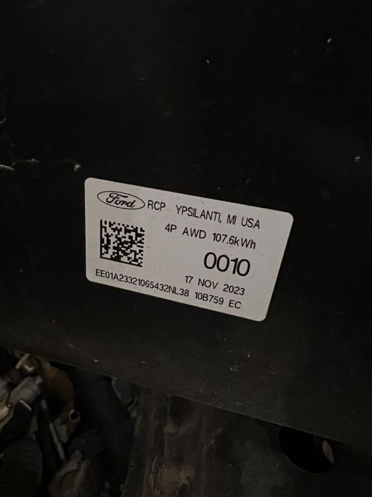 батарея 107 kwt FORD F150 Lighrning