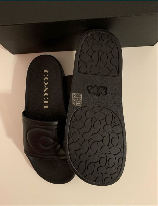 Coach резинові тапки шльопки
