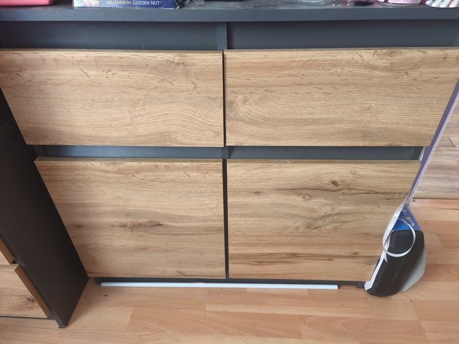 Komoda 100 cm antracyt/wotan