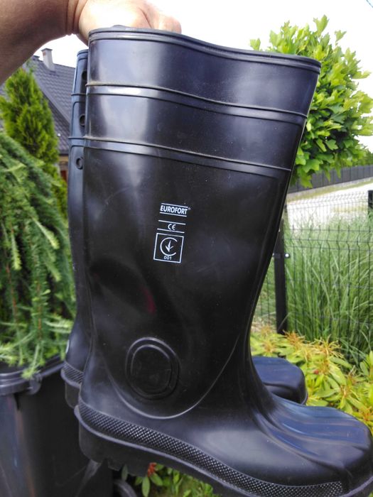 Nowe kalosze Eurofort gumowce ochronne 45 czarne