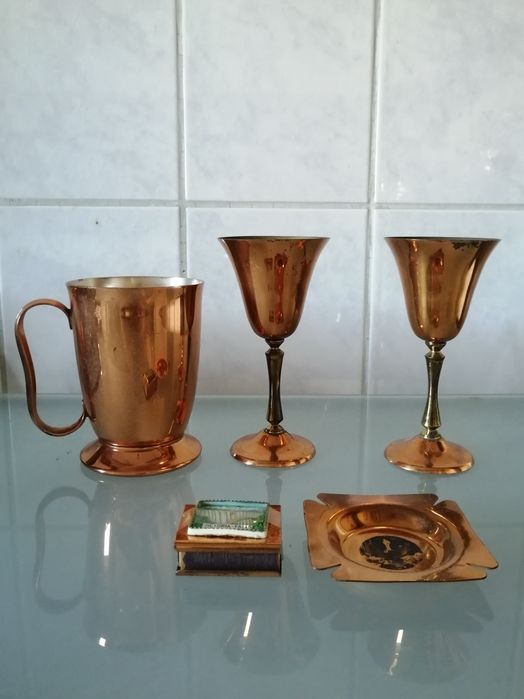 Conjunto africano em cobre