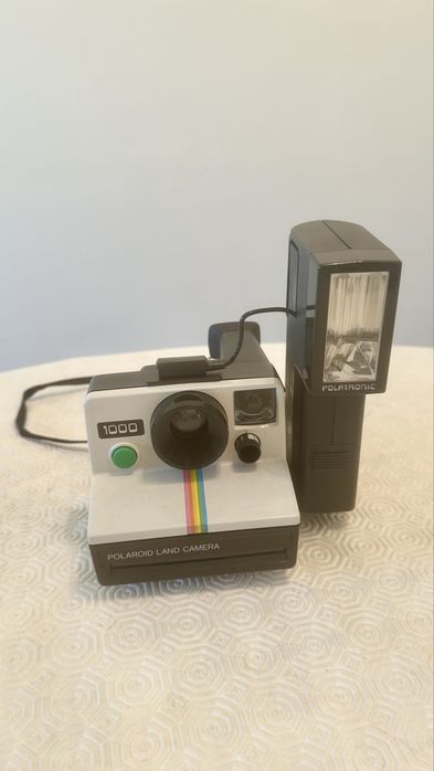 Polaroid com flash