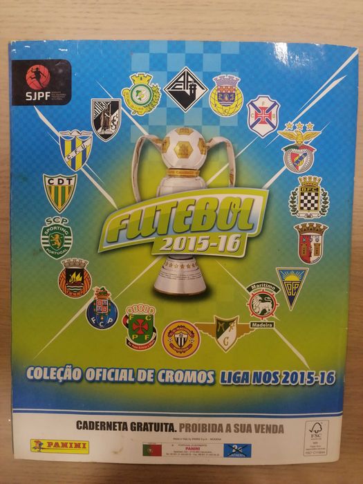 Caderneta Futebol 2015-16 - Panini [Incompleta]