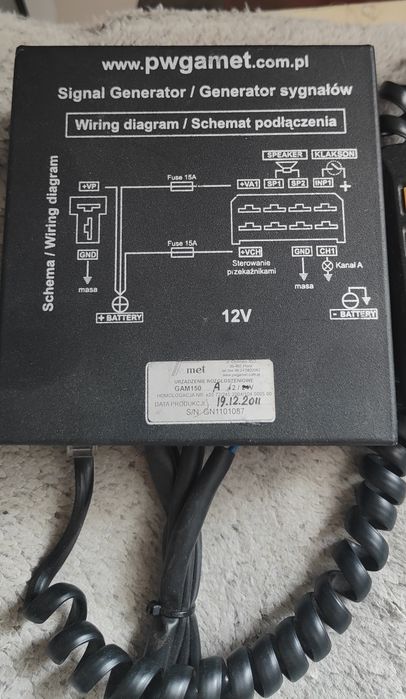 Generator sygnałów Gamet gam 150 OPP