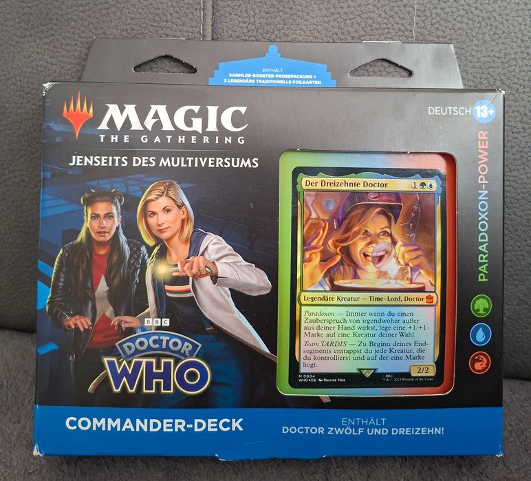 Gra karciana MTG Doctor Who Paradoxon Power Commander Deck Niemiecki