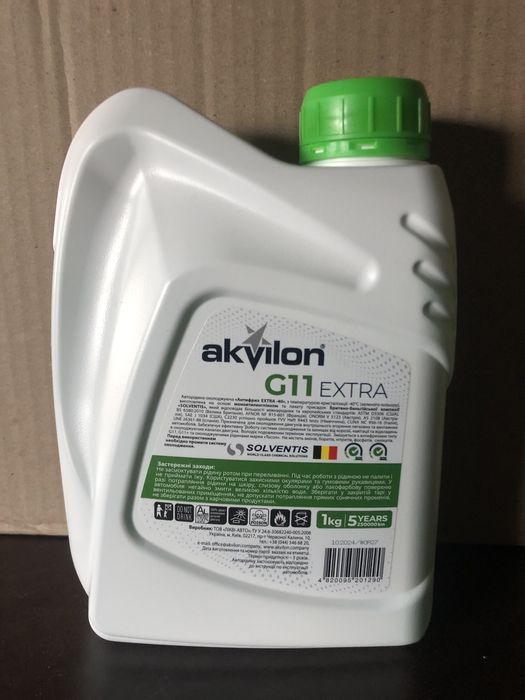 Антифриз Akvilon Extra G11 зелений 1 л.