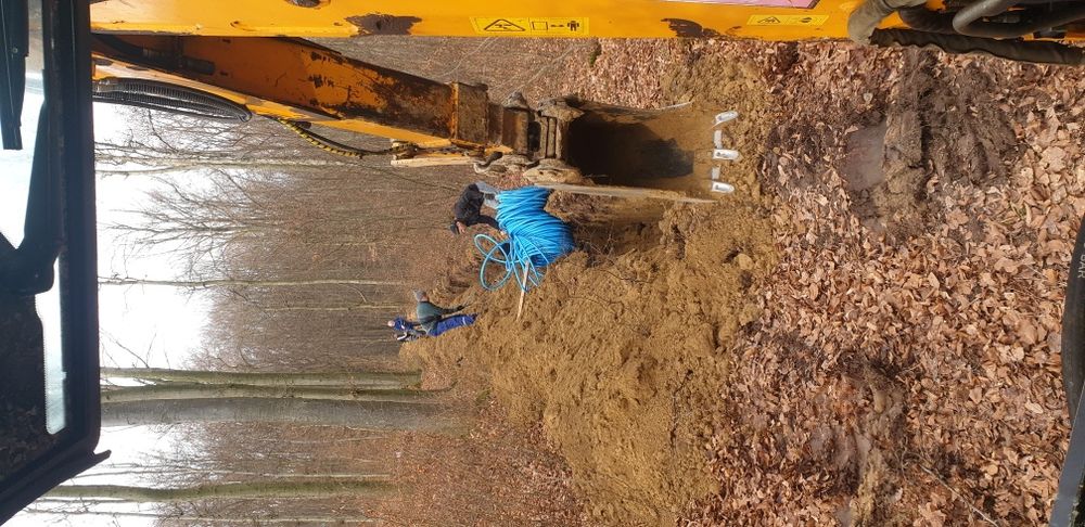 Koparko-Ładowarka ,Roboty ziemne, WYKOPY