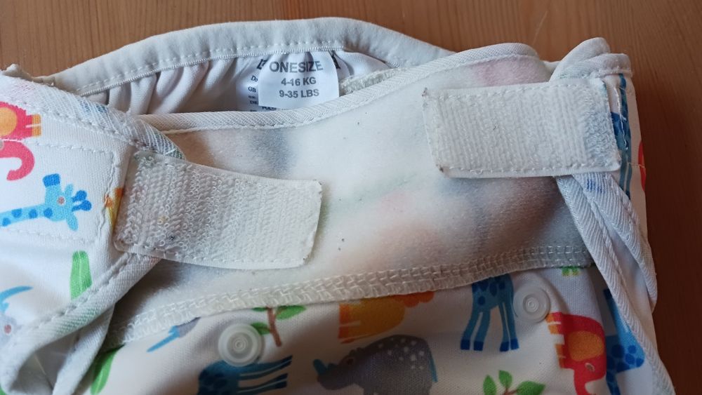 8 fraldas reutilizáveis (gyzzo e blueberry)