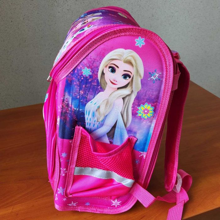 Портфель шкільний ортопедичний 1 клас каркасний 3D принт Frozen