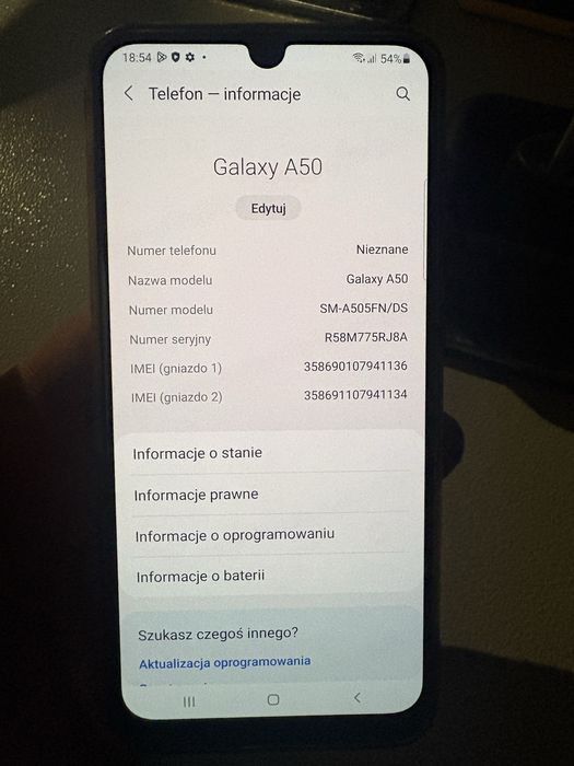 Samsung A50 4/128gb dual sim