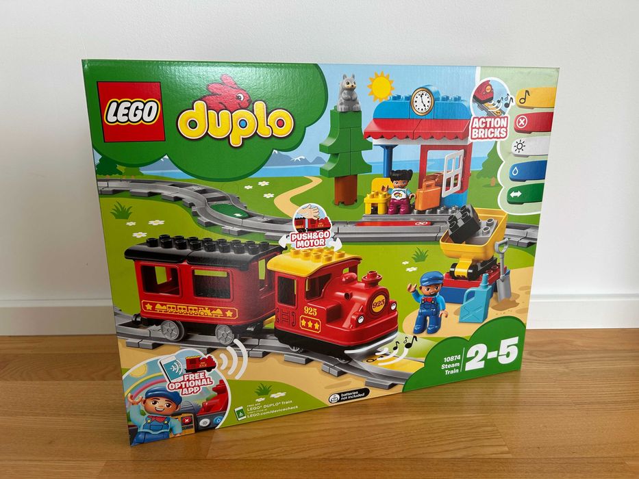 LEGO 10874 Duplo - Pociąg parowy Łączany / Oświęcim